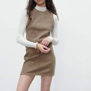 Zara Camel Sweater Vest